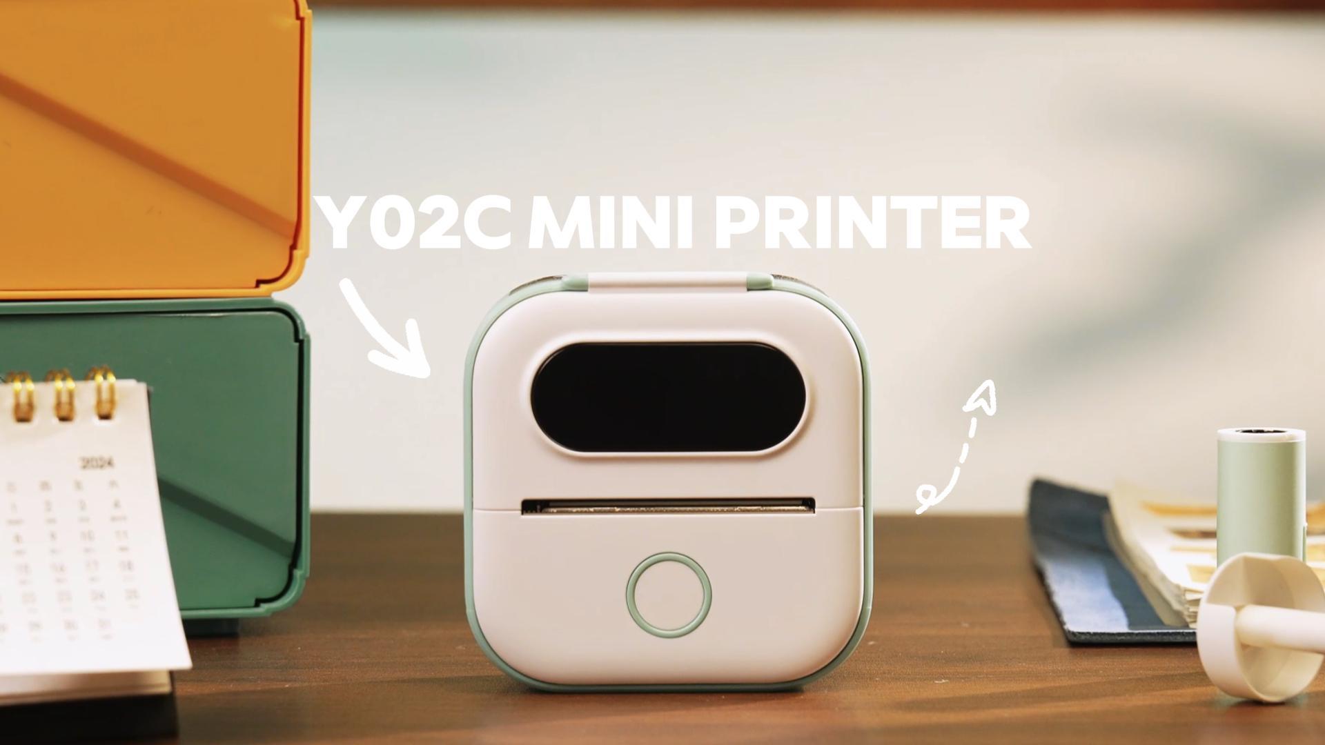 Invisible ink△ BASIC POT tiny Ponek Mini Printer, Mini Photo Printer Y02C, Inkless Sticker Maker